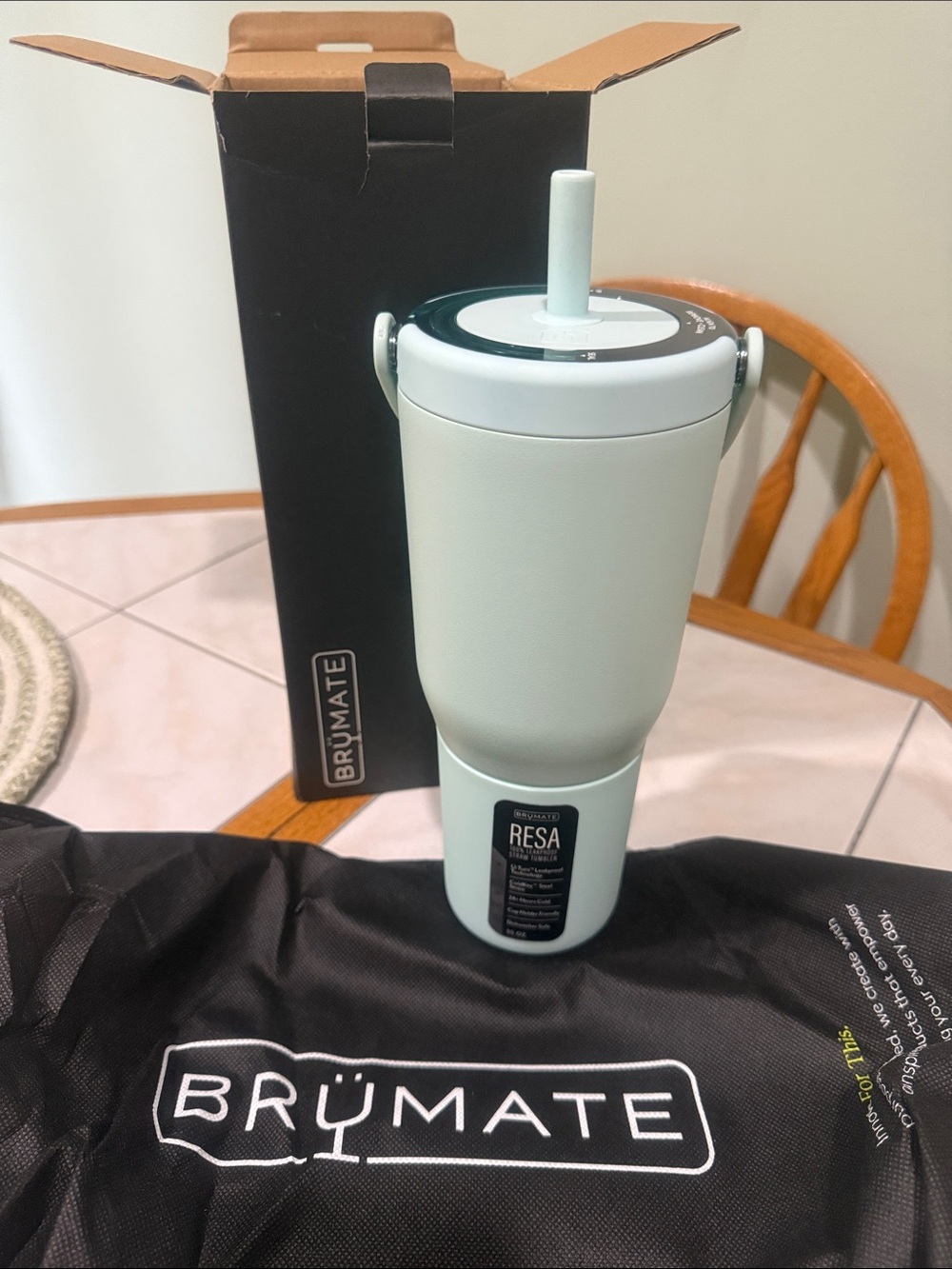 BrüMate RESA Insulated Travel Tumbler - Sage 35 oz NWT